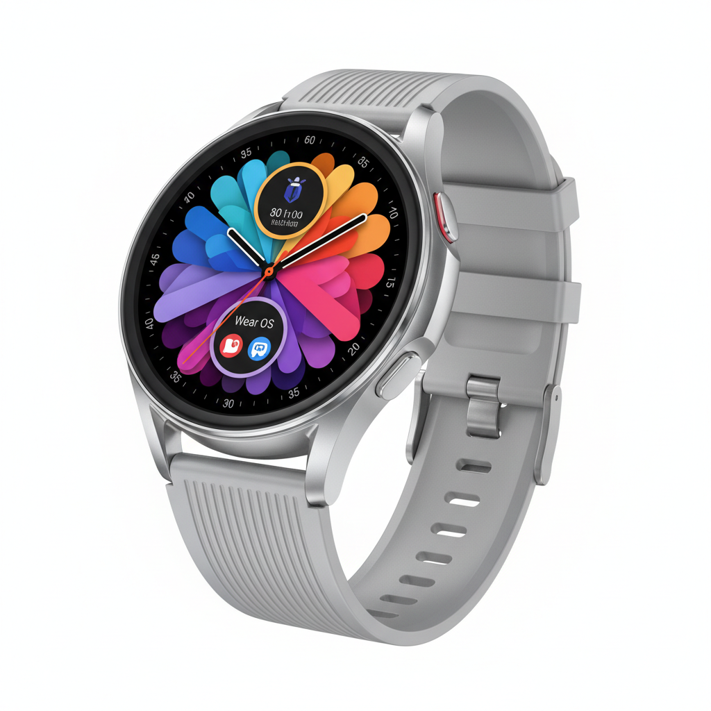 Samsung Galaxy Watch 7 Smartwatch Super AMOLED 1.3 Prata - Bluetooth 5.3 Wear OS GPS Monitor Saúde